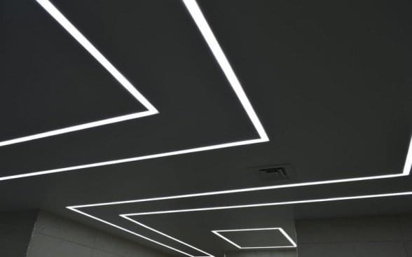С LED линиями